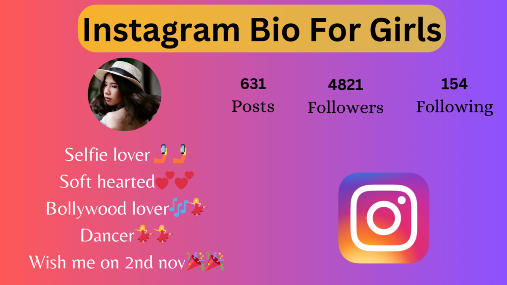 bio for instagram for girl